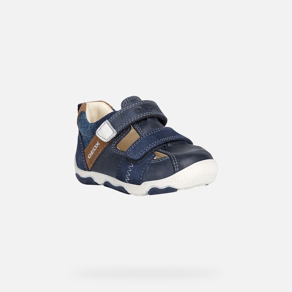 Geox Sandals Navy Balù Boy - Geox Baby Shoes - QNWMYV614